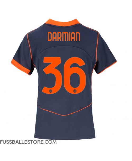 Günstige Inter Milan Matteo Darmian #36 3rd trikot Damen 2025-26 Kurzarm Günstige Inter Milan Matteo Darmian #36 3rd trikot Damen 2025-26 Kurzarm